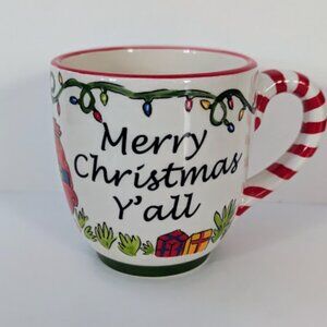 Glory Haus Merry Christmas Y'all Jumbo Ceramic Coffee Mug Cup